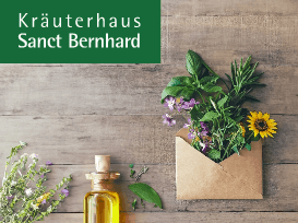 Toutes les nouveautés concernant les produits de santé naturels et les cosmétiques de la marque Kräuterhaus Sanct Bernhard