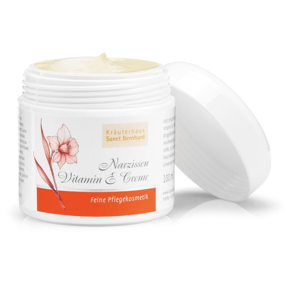 Crème au narcisse et à la vitamine E | Kräuterhaus Sanct Crème au narcisse et à la vitamine E | Kräuterhaus Sanct
