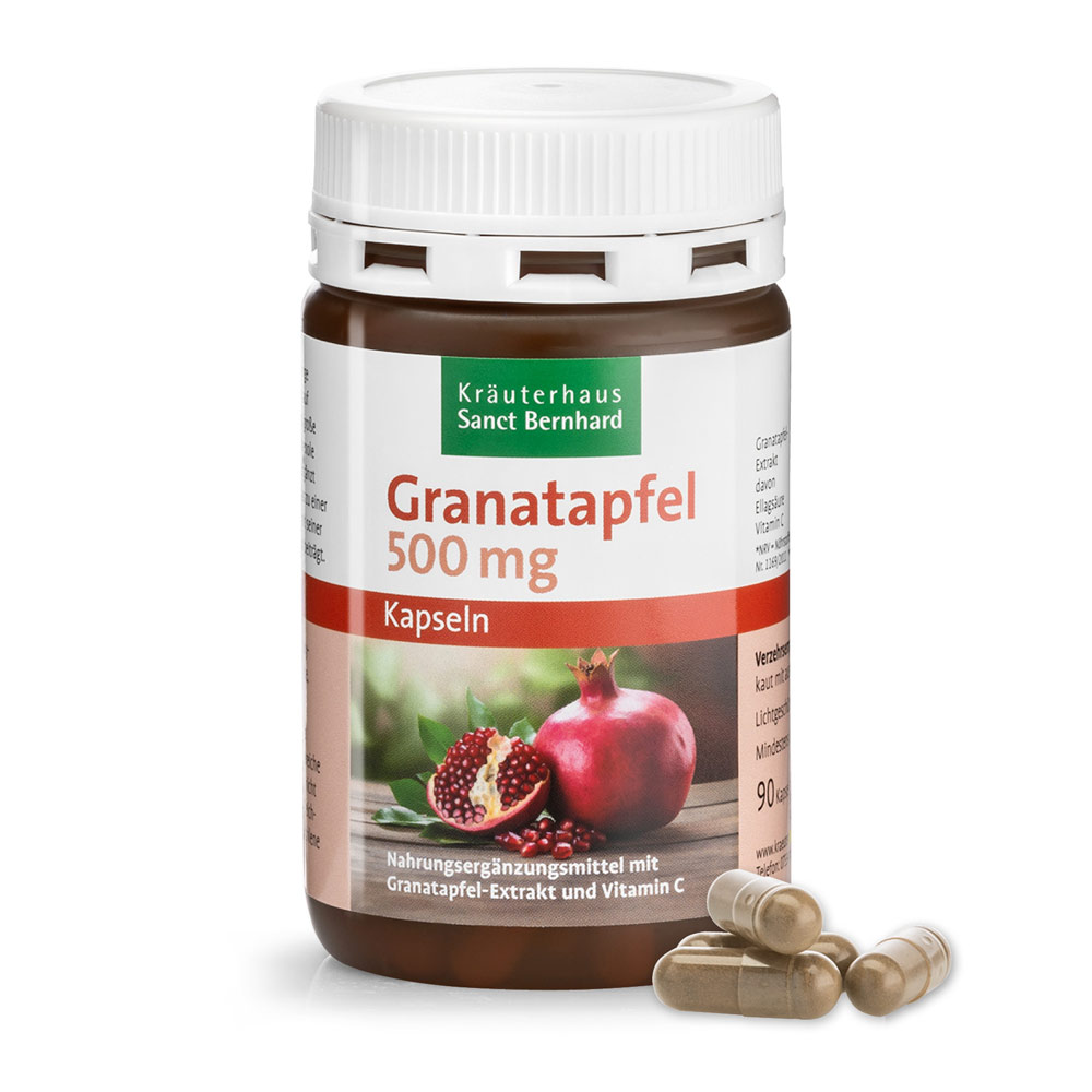 Kräuterhaus Sanct Bernhard Gélules Grenade 500 Mg 90 Gélules
