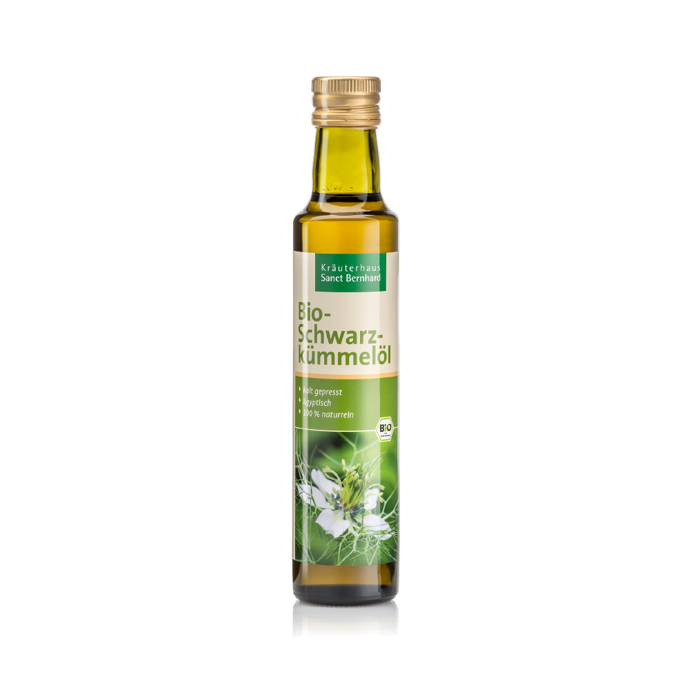 Kräuterhaus Sanct Bernhard Noir Huile De Cumin Bio 250 Ml