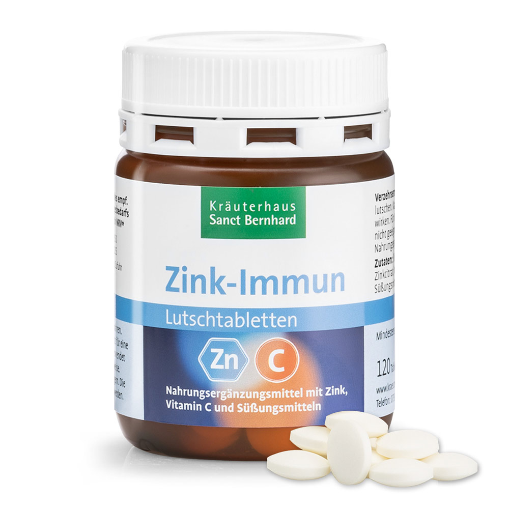 Kräuterhaus Sanct Bernhard Pastilles Zinc Immunisant 120 Comprimés