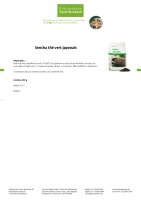 Sencha th&eacute; vert japonais 150 g