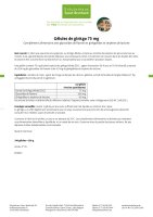 Gélules de ginkgo 75 mg 240 gélules