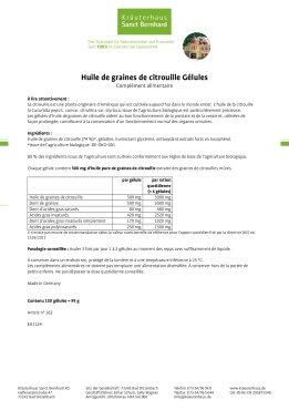 Huile de graines de citrouille gélules 150 gélules