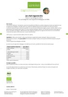 Jus vital Légumes bio