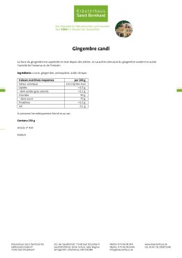 Gingembre candi 250 g