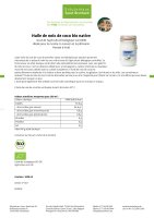 Huile de noix de coco bio 1000 ml