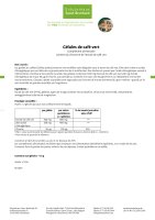 Gélules de café vert 120 gélules