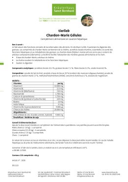 tierlieb Chardon-Marie Comprimés 120 comprimés