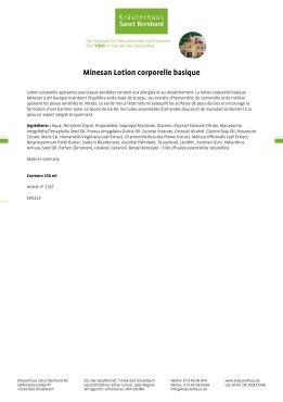 Minesan Lotion corporelle basique 250 ml