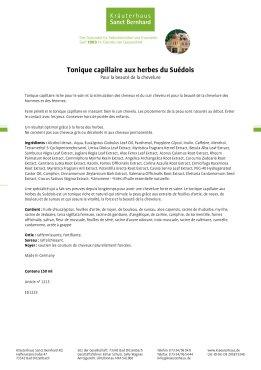 Tonique capillaire aux herbes du Suédois 150 ml