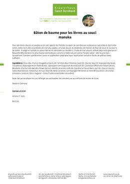 Bâton de baume pour les lèvres au souci manuka 8.5 ml