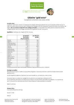 Gélatine "gold extra" 525 g