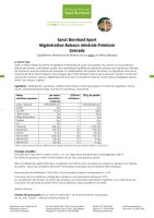 Sanct Bernhard Sport Régénération Boisson minérale Prémium 750 g