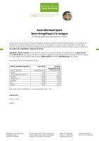 Sanct Bernhard Sport Barre énergétique aux mangue paquet de 20 barres 1000 g