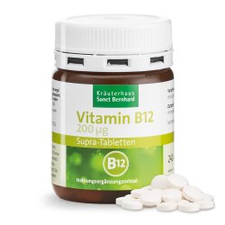 Comprimés de vitamine B12 Supra 200 µg