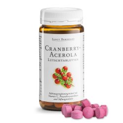 Comprimé à sucer à la canneberge et à l’acérola