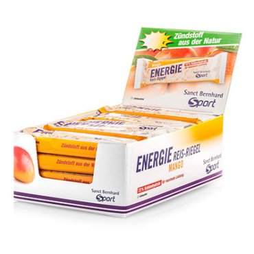 Sanct Bernhard Sport Barre énergétique aux mangue paquet de 20 barres 1000 g