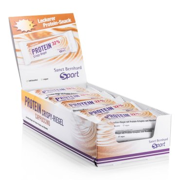Sanct Bernhard Sport Barre protéinée 32 % Cappuccino (paquet de 20 barres) 700 g