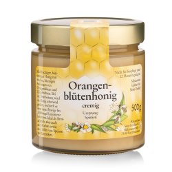 Miel de fleurs d'oranger onctueux 500 g